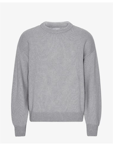 Oversized Merino Wool Crew - Heather Grey Comparez plus de prix