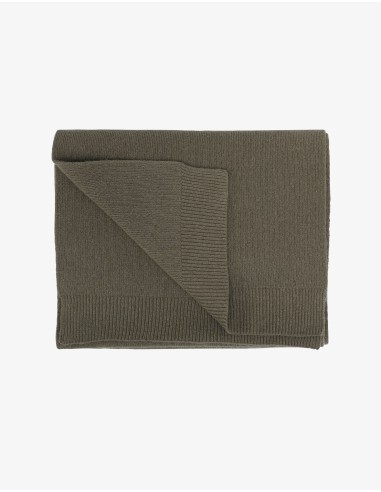 Merino Wool Scarf - Dusty Olive français