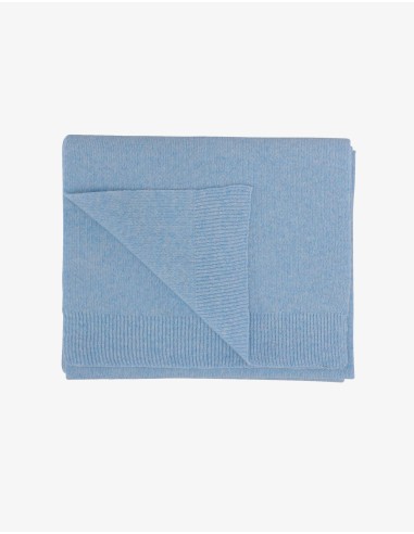 Merino Wool Scarf - Stone Blue votre