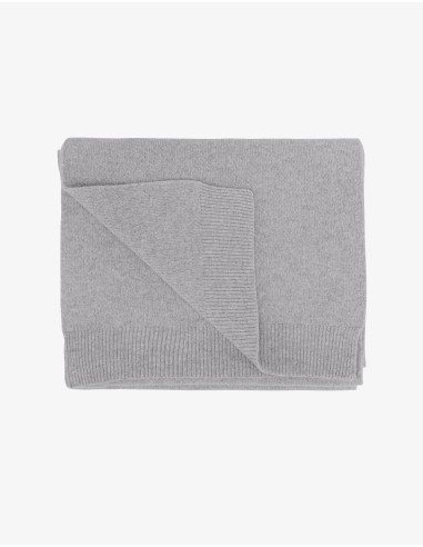 Merino Wool Scarf - Heather Grey Pour